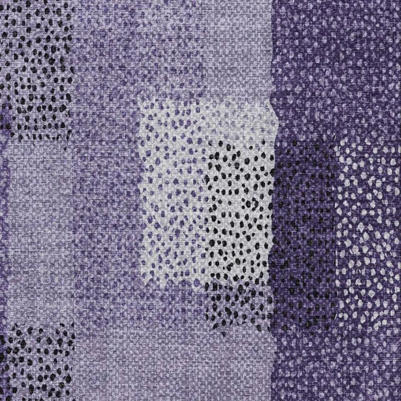 8' X 10' Purple And Lavender Abstract Washable Indoor Outdoor Area Rug Homeroots Outdoor