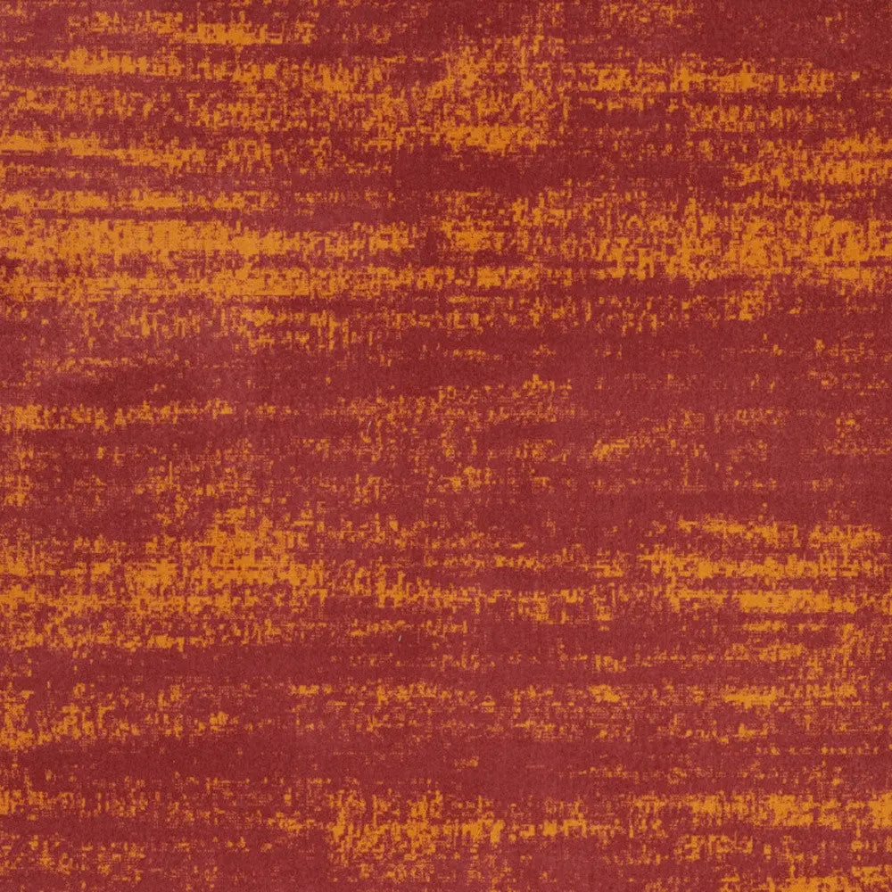 8' X 10' Red And Orange Abstract Indoor Outdoor Area Rug Homeroots Outdoor