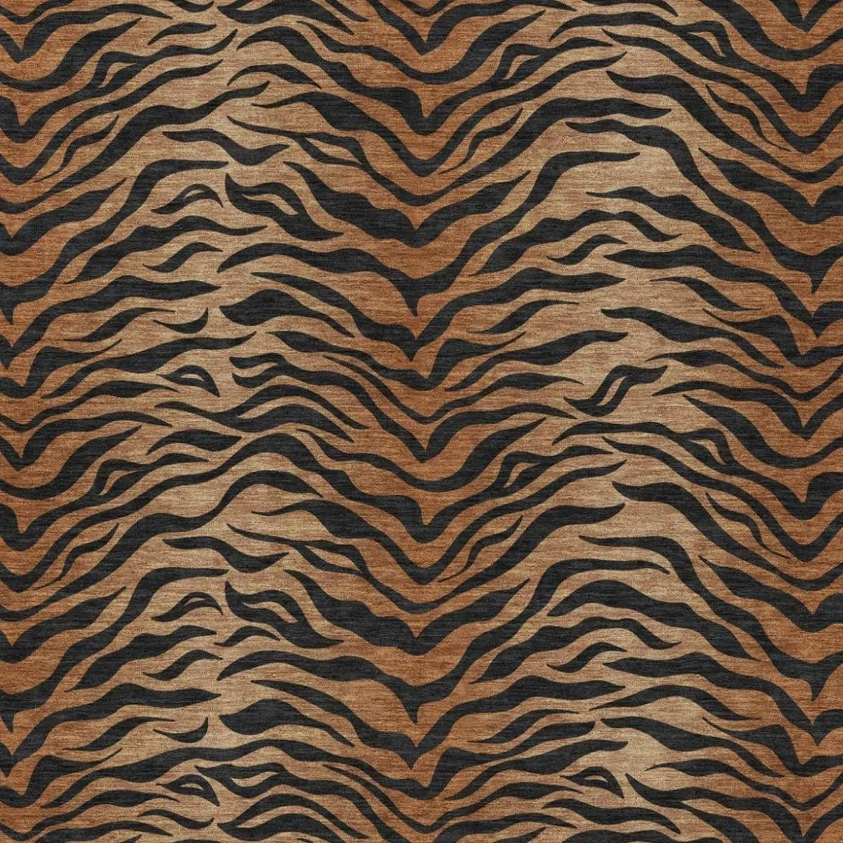 8' X 10' Rust And Orange Animal Print Washable Indoor Outdoor Area Rug Homeroots Outdoor