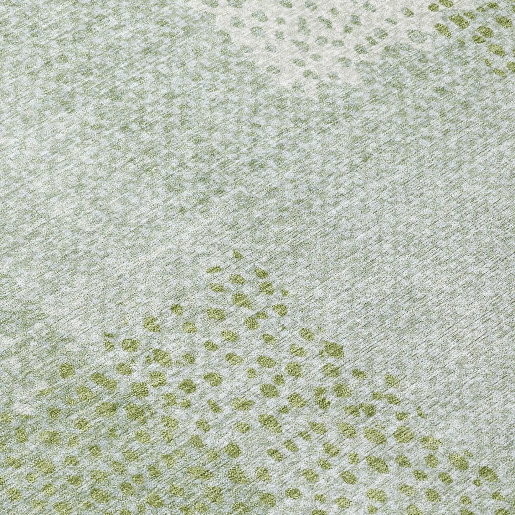 8' X 10' Sage And Green Abstract Washable Indoor Outdoor Area Rug Homeroots Outdoor