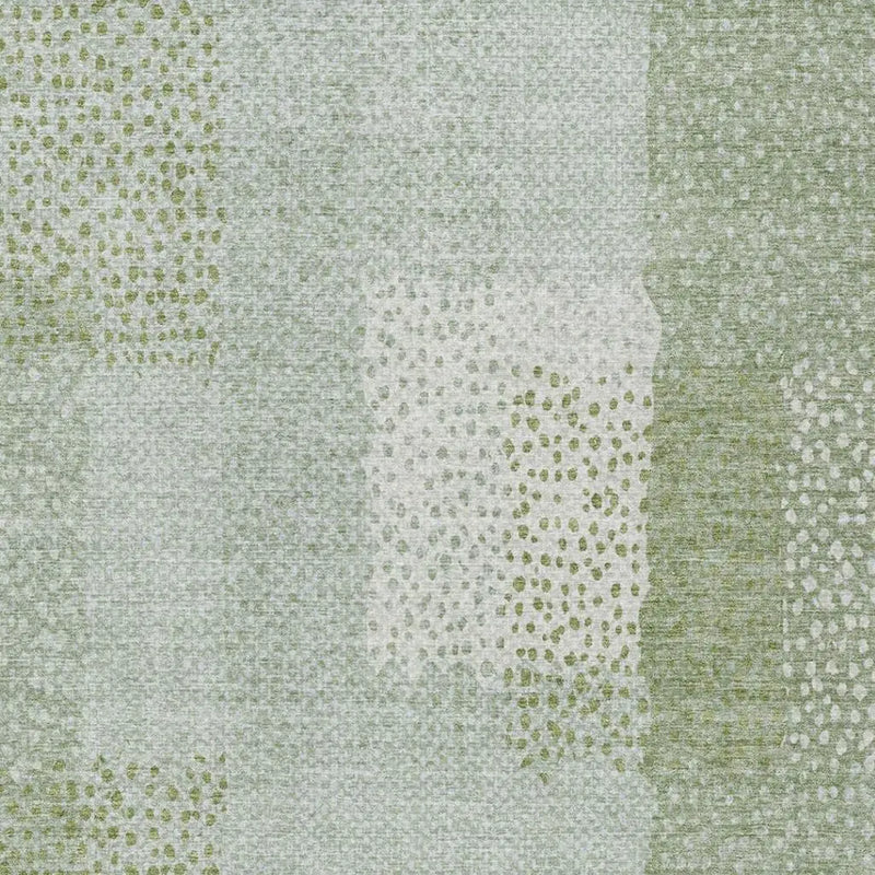 8' X 10' Sage And Green Abstract Washable Indoor Outdoor Area Rug Homeroots Outdoor