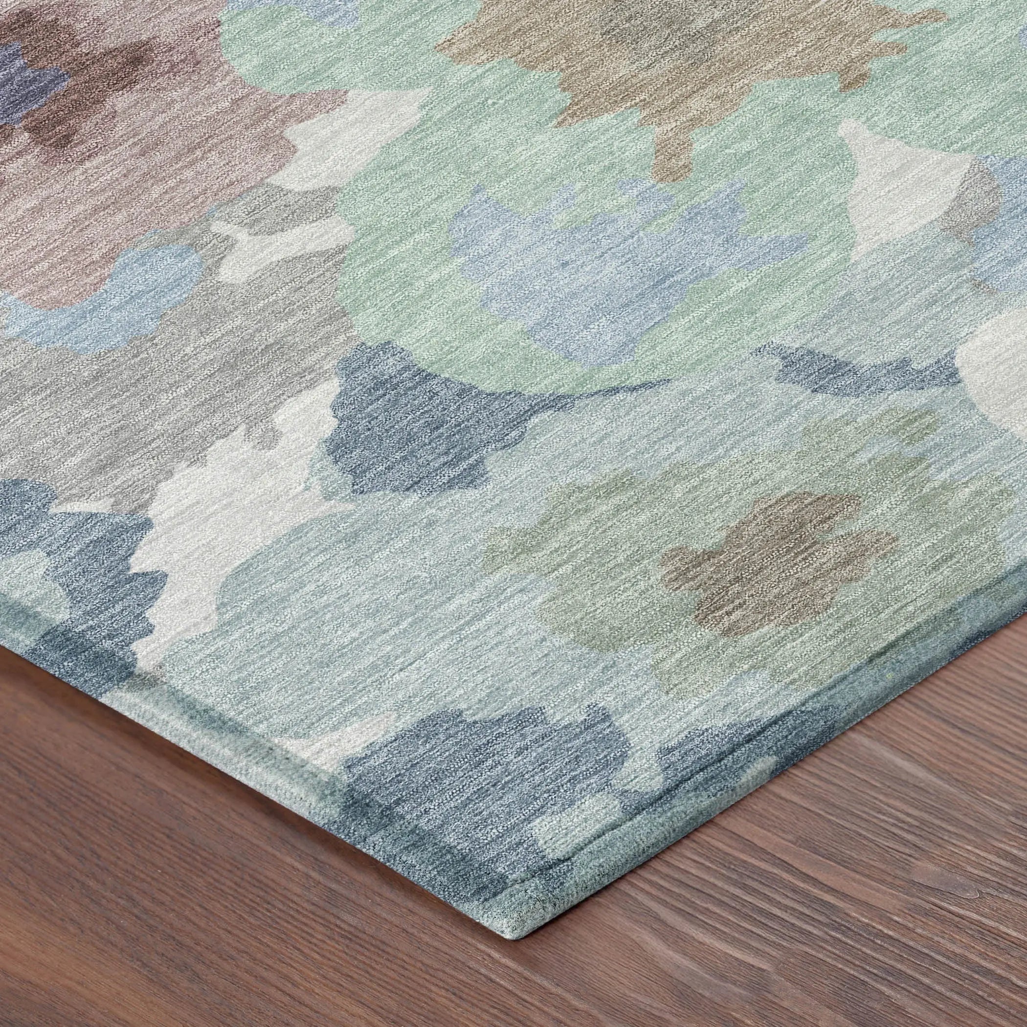 8' X 10' Silver And Gray Floral Washable Indoor Outdoor Area Rug Homeroots Outdoor