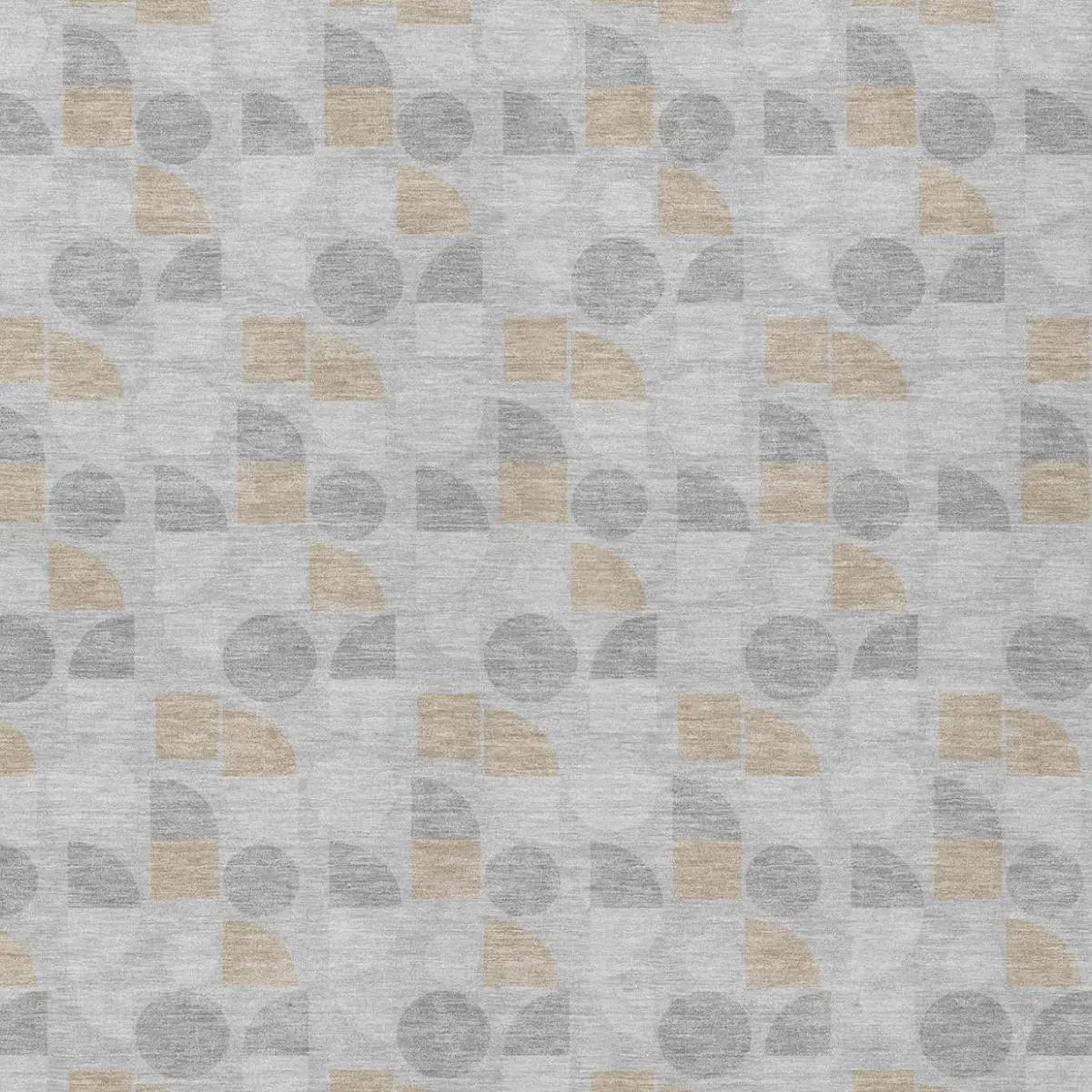 8' X 10' Silver And Gray Geometric Washable Indoor Outdoor Area Rug Homeroots Outdoor