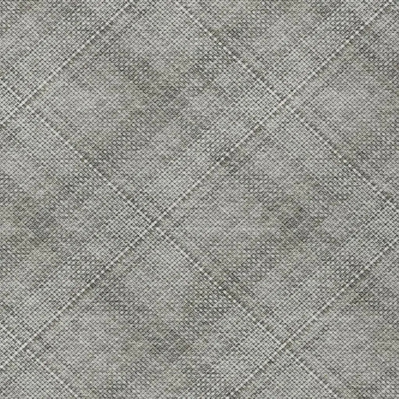 8' X 10' Silver And Gray Plaid Washable Indoor Outdoor Area Rug Homeroots Outdoor