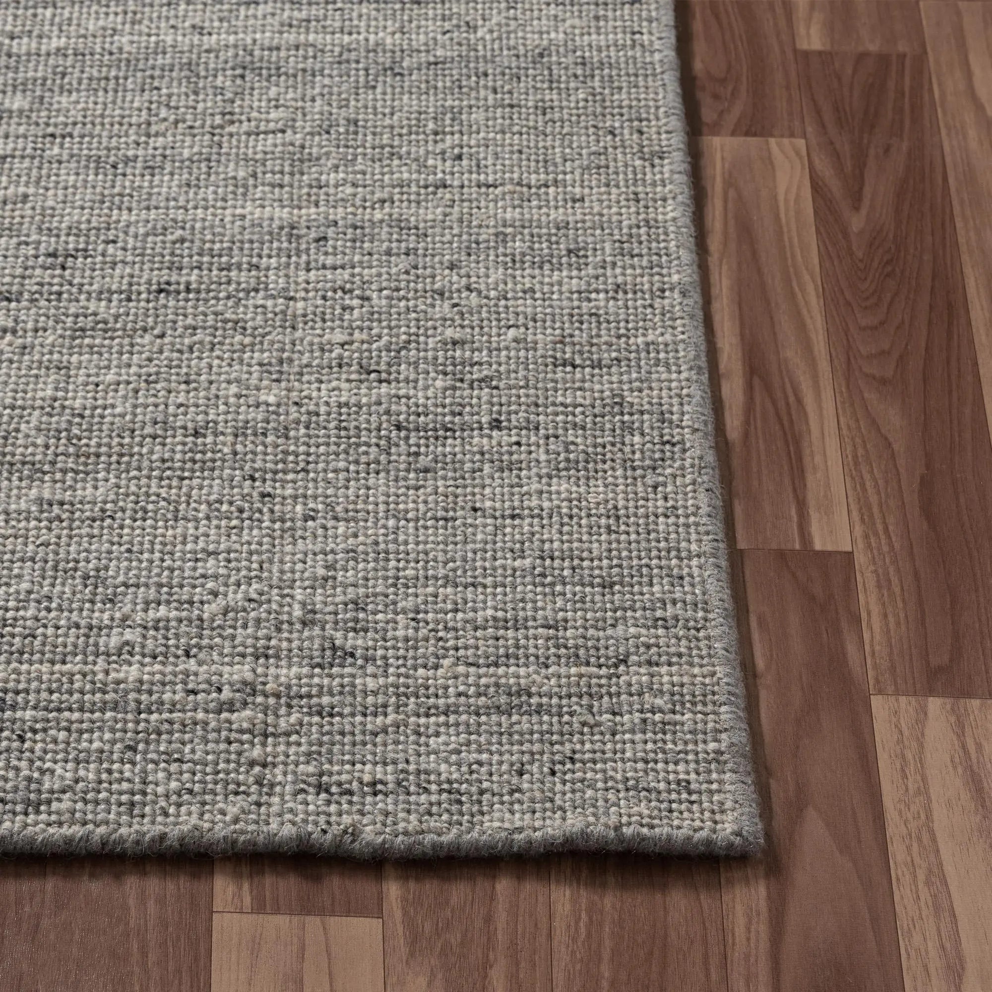 8' X 10' Silver And Gray Wool Hand Knotted Area Rug Homeroots Home Decor