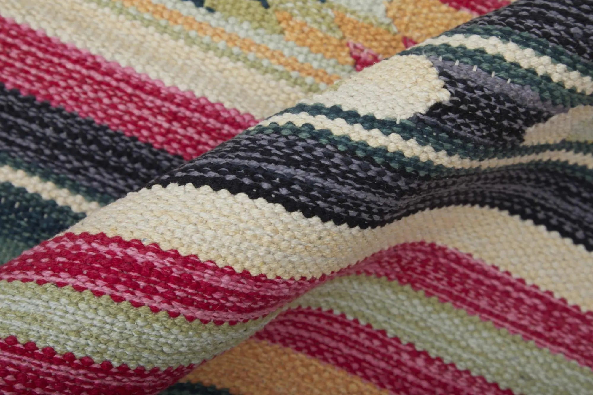 8' X 10' Tan Black And Orange Southwestern Hand Woven Area Rug Homeroots Home Decor