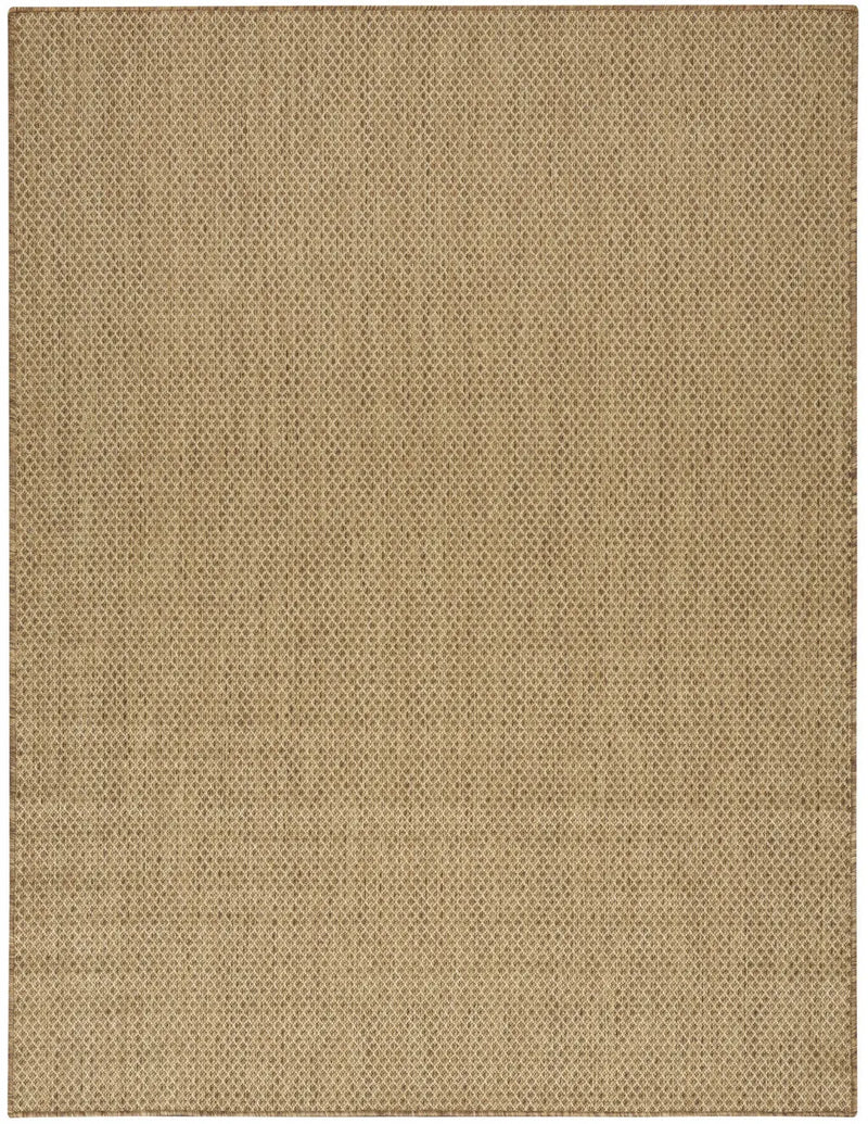 8' X 10' Tan Geometric Indoor Outdoor Area Rug Homeroots Outdoor