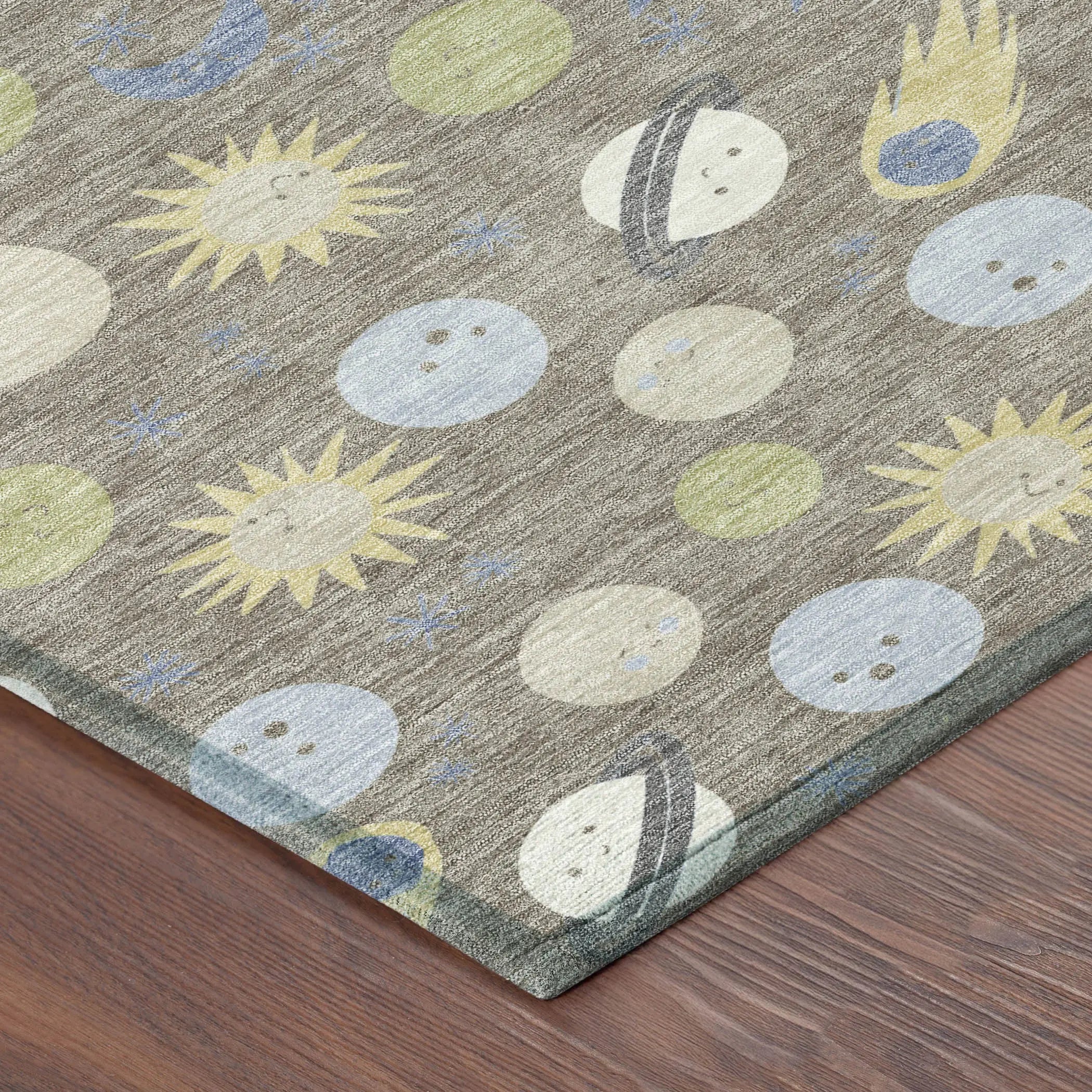 8' X 10' Taupe And Beige Geometric Washable Indoor Outdoor Area Rug Homeroots Outdoor