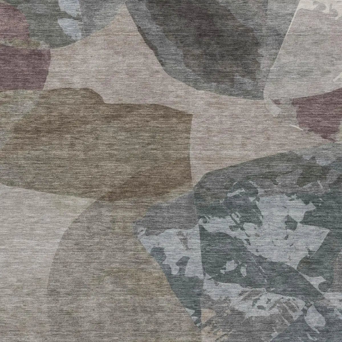 8' X 10' Taupe And Brown Abstract Washable Indoor Outdoor Area Rug Homeroots Outdoor