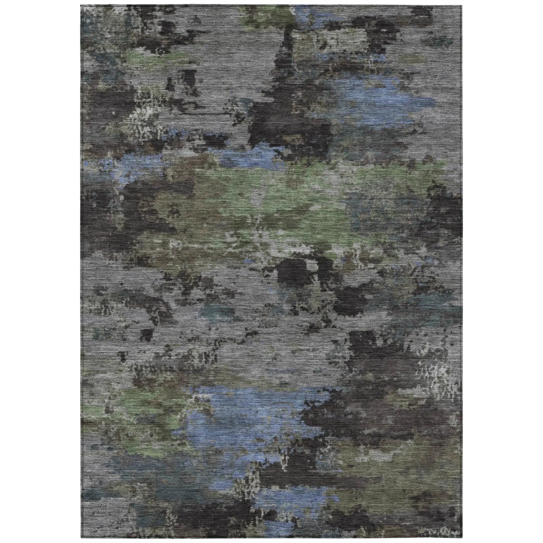 8' X 10' Taupe And Brown Abstract Washable Indoor Outdoor Area Rug Homeroots Outdoor