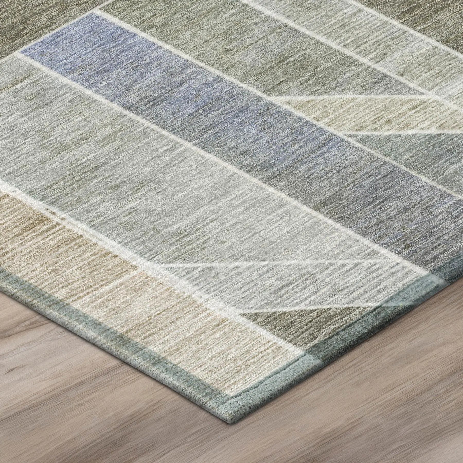 8' X 10' Taupe And Brown Geometric Washable Indoor Outdoor Area Rug Homeroots Outdoor
