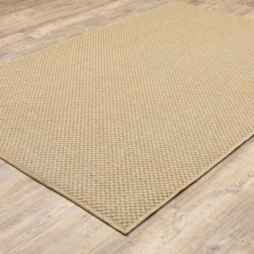 8' X 11' Beige Indoor Outdoor Area Rug Homeroots Outdoor