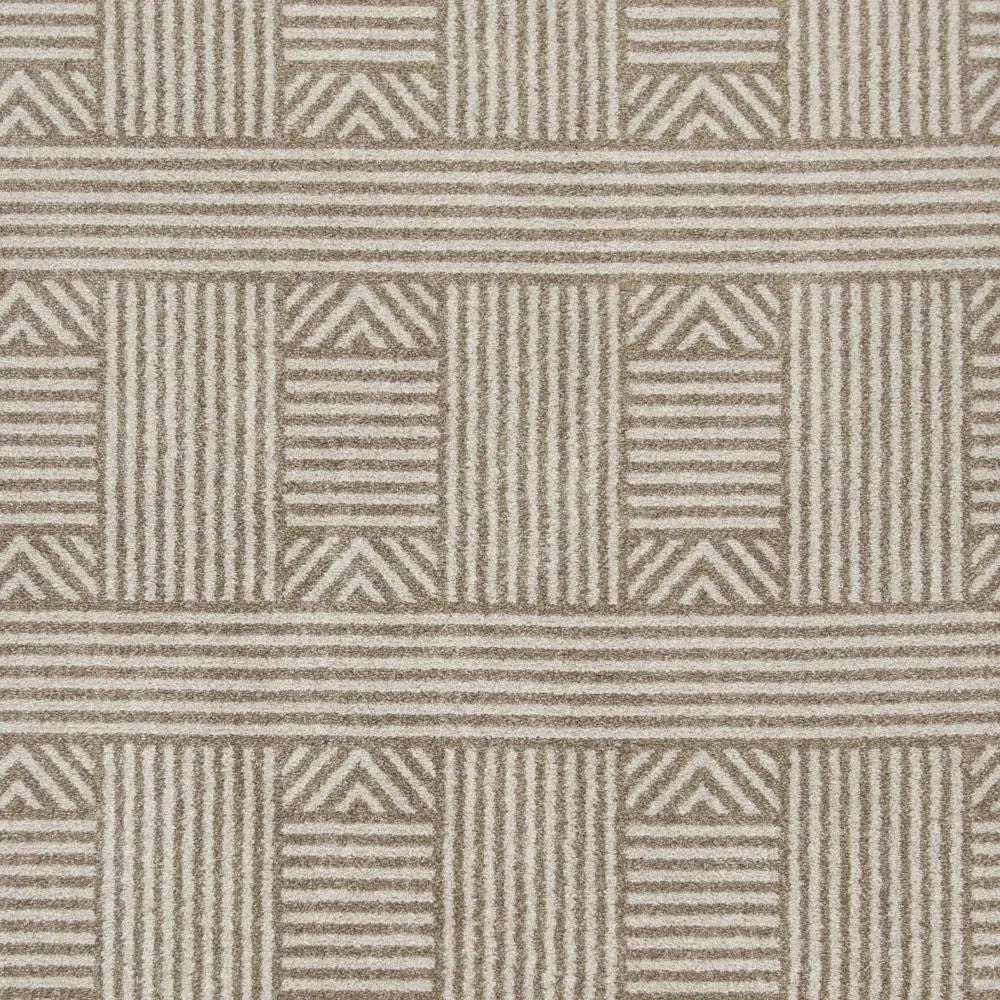 8' X 11' Beige Southwestern Indoor Outdoor Area Rug Homeroots Outdoor