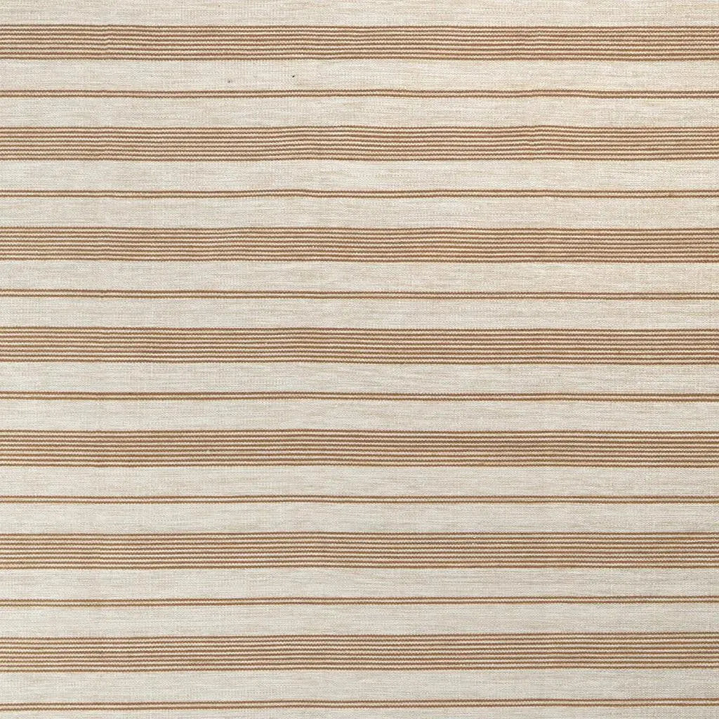 8' X 11' Brown and Ivory Striped Hand Woven Area Rug Homeroots Outdoor