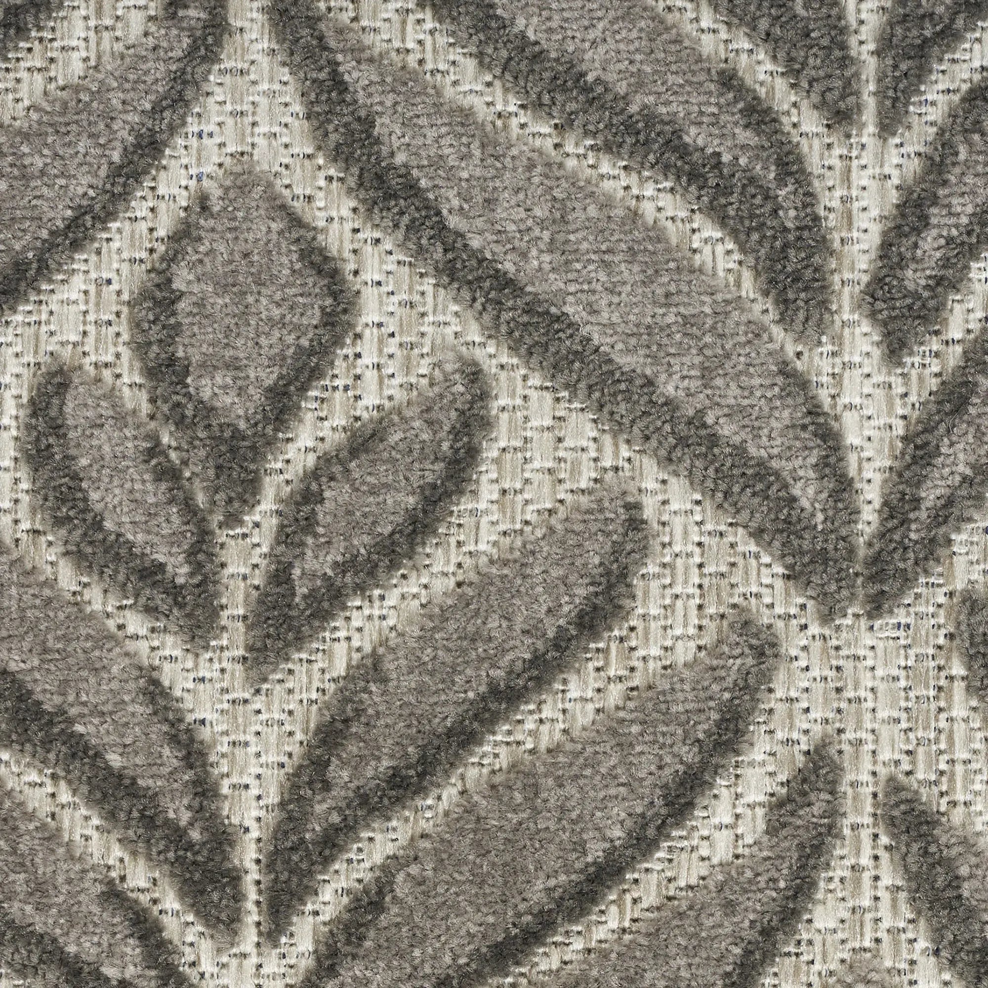 8' X 11' Charcoal Floral Non Skid Indoor Outdoor Area Rug Homeroots Outdoor