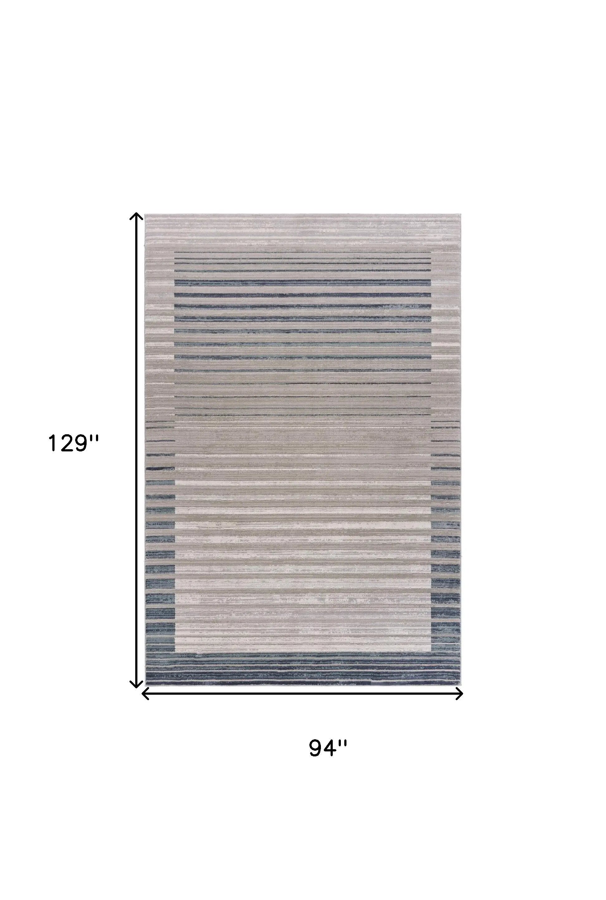 8' X 11' Cream Abstract Area Rug Homeroots Home Decor