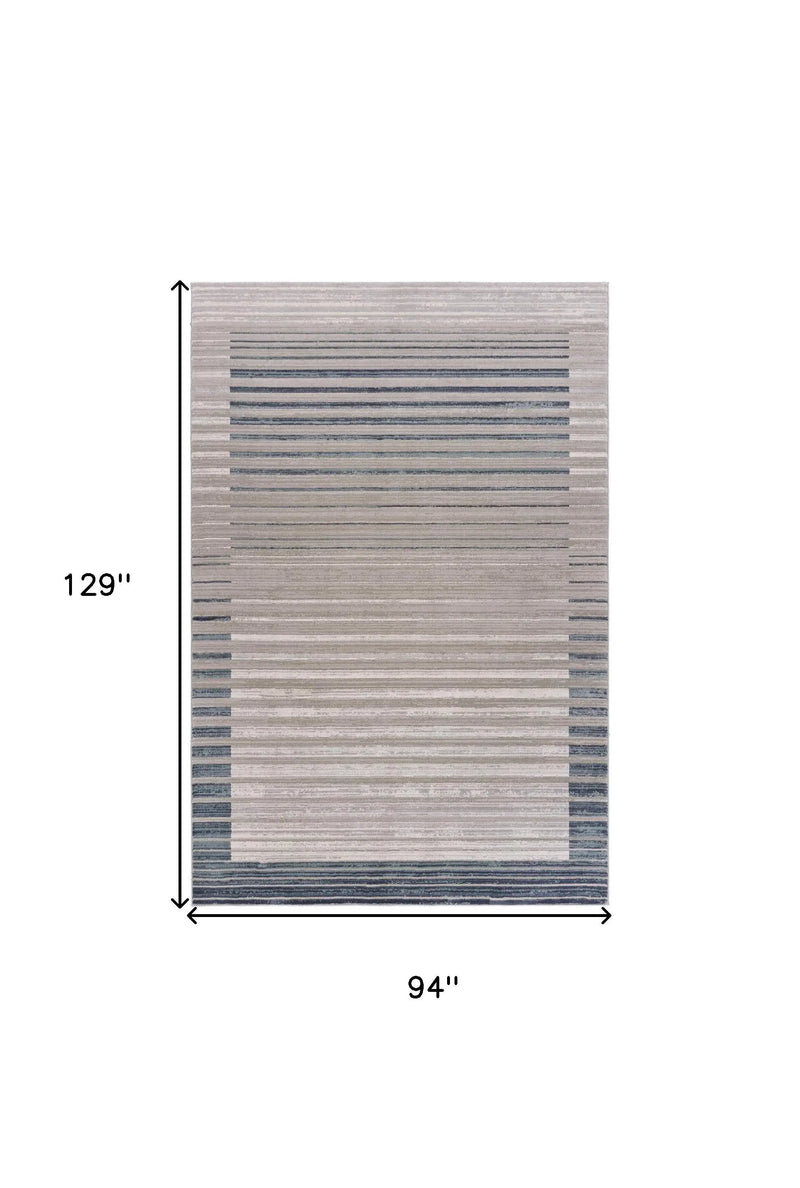 8' X 11' Cream Abstract Area Rug Homeroots Home Decor