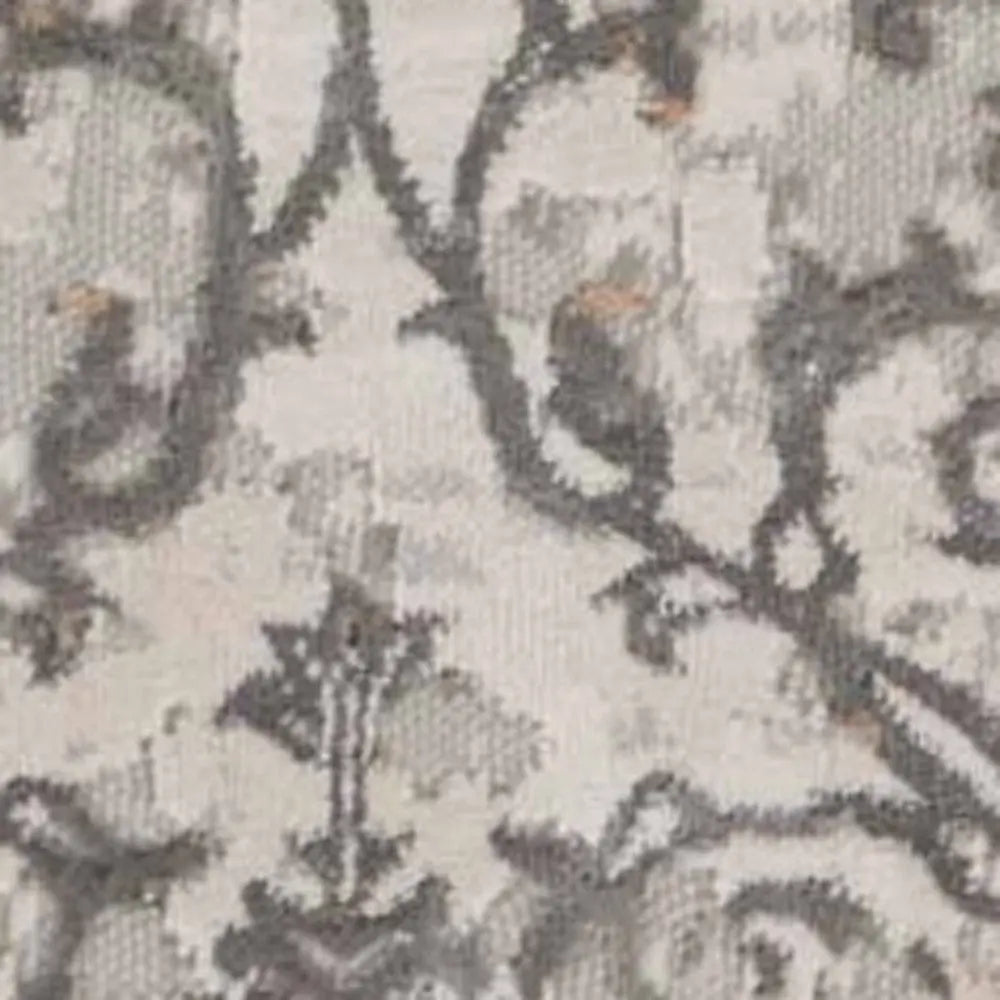 8' X 11' Cream Abstract Distressed Area Rug Homeroots Home Decor