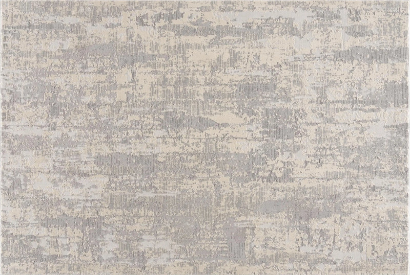8' X 11' Gray And Beige Abstract Area Rug Homeroots Home Decor