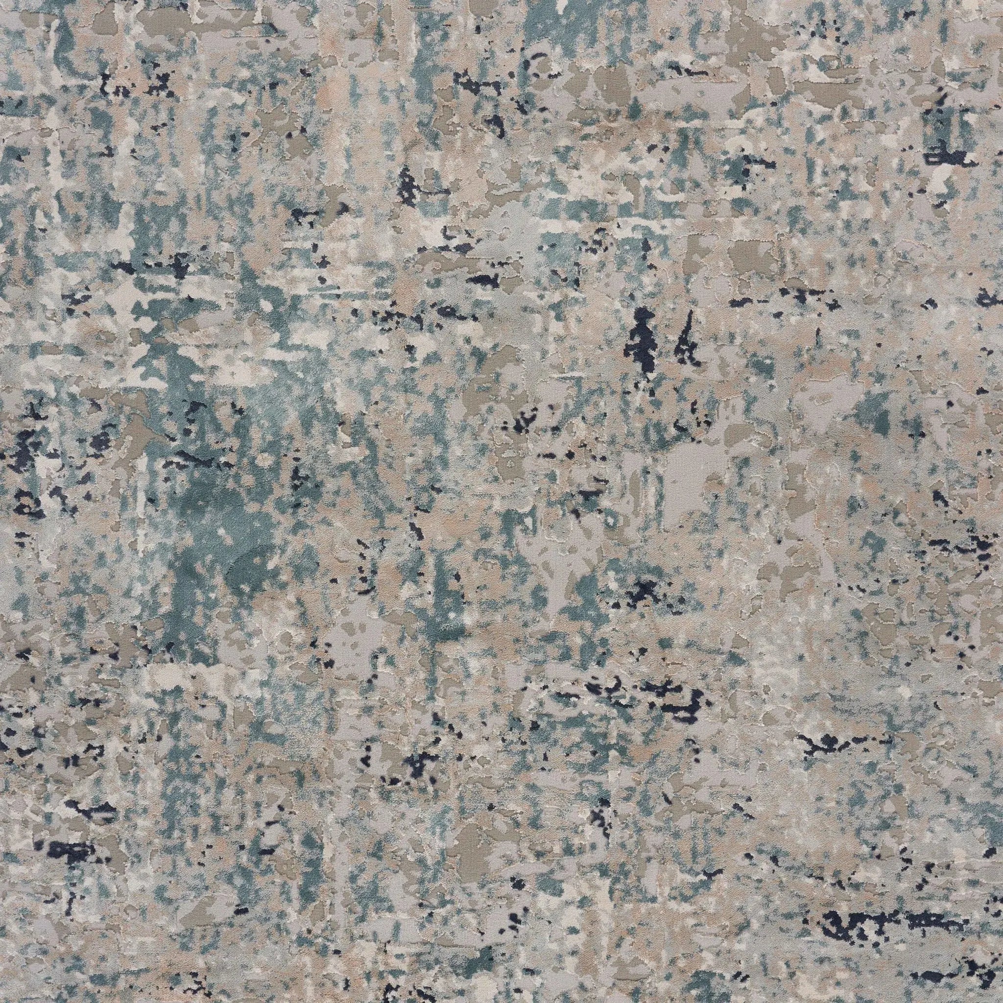 8' X 11' Gray Blue Taupe And Cream Abstract Distressed Stain Resistant Area Rug Homeroots Home Decor