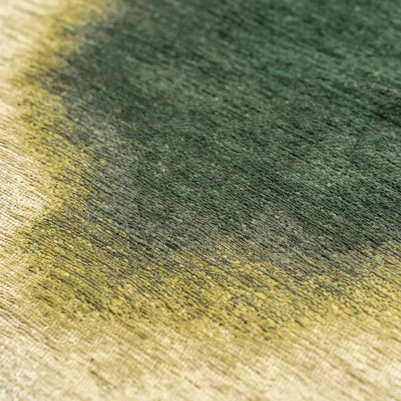 8' X 11' Green And White Abstract Washable Area Rug With UV Protection Homeroots Home Decor