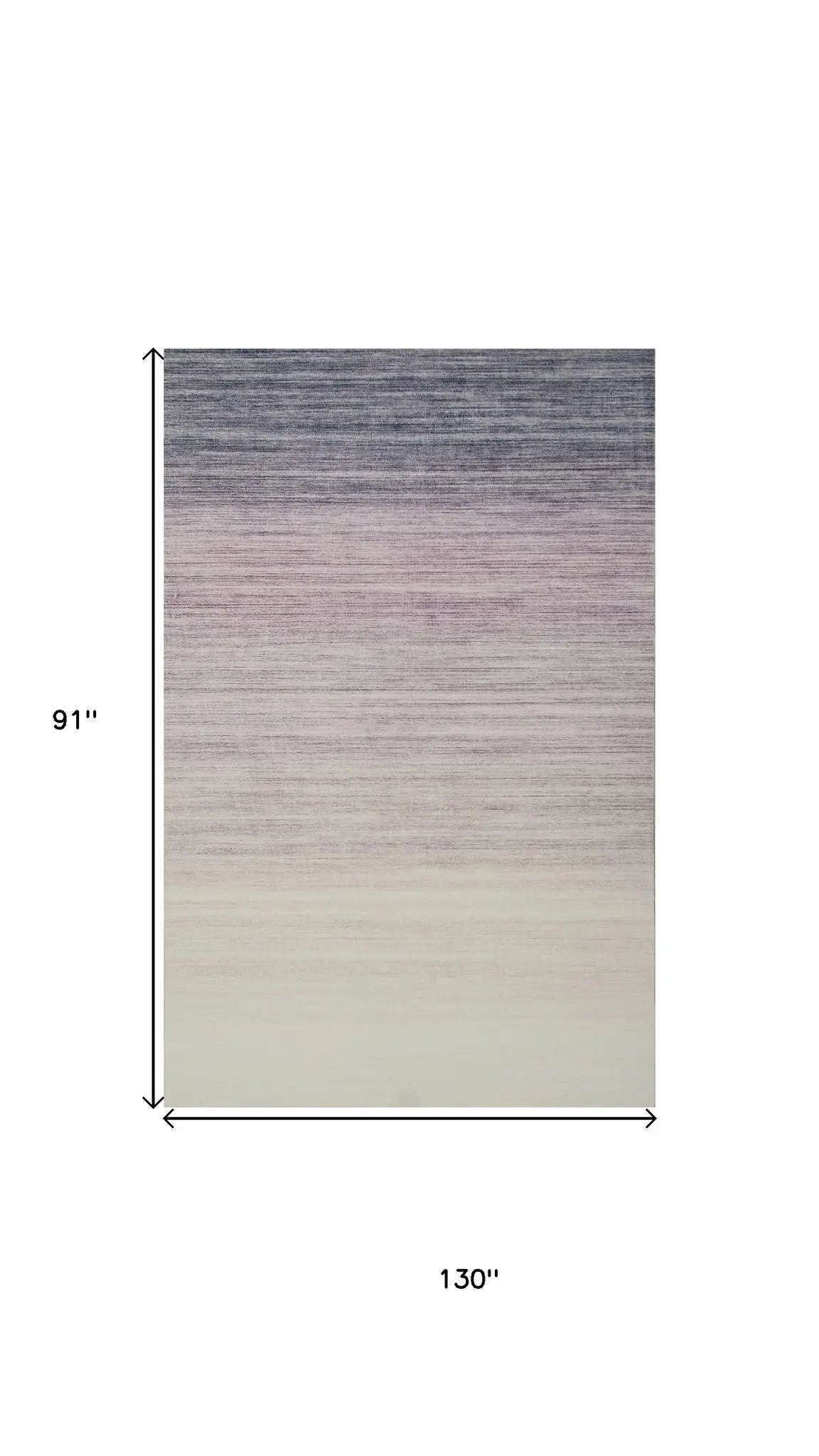 8' X 11' Purple Abstract Area Rug Homeroots Home Decor
