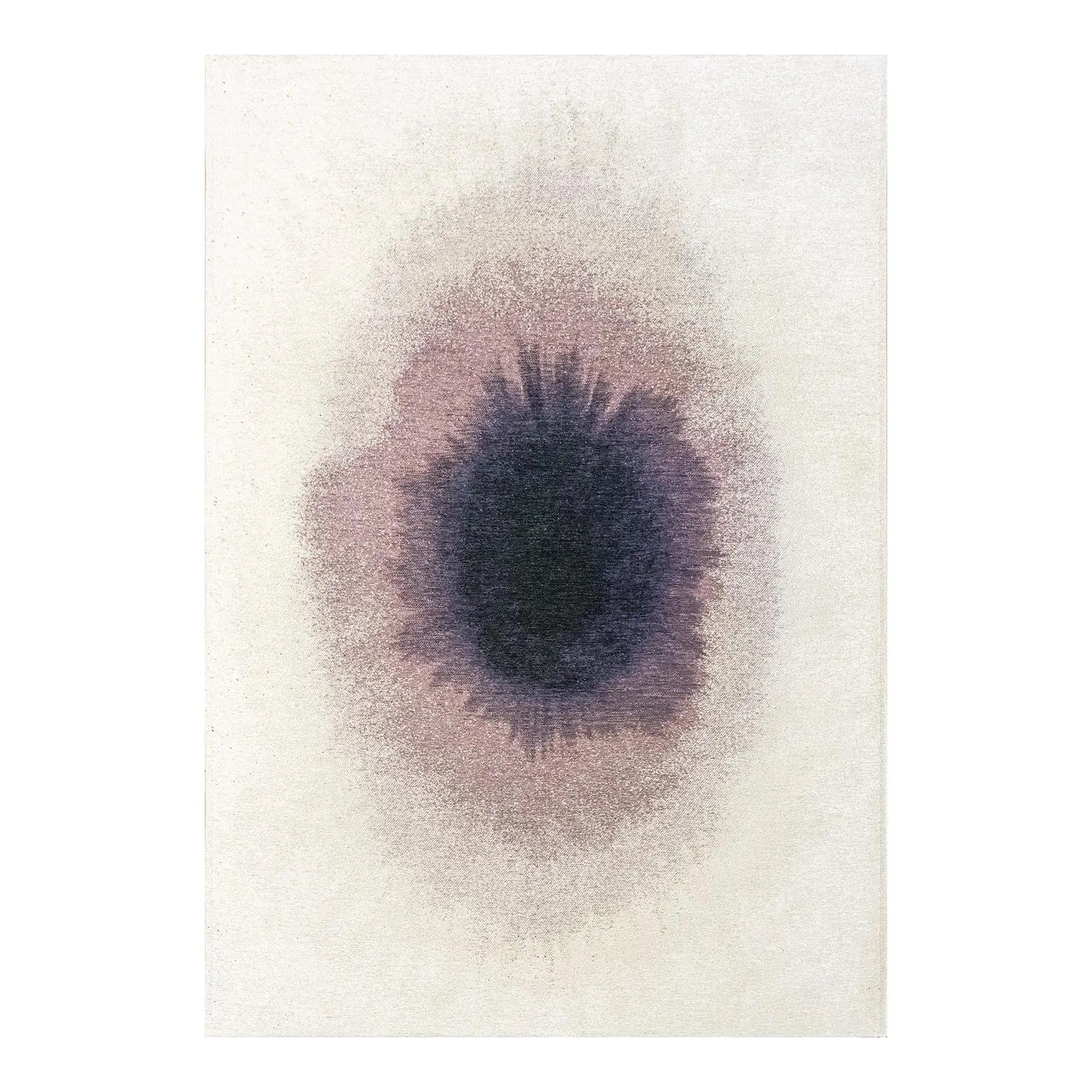 8' X 11' Purple And White Abstract Washable Area Rug With UV Protection Homeroots Home Decor