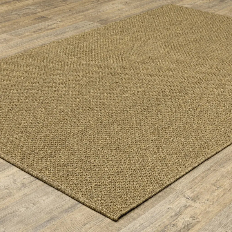 8' X 11' Tan Indoor Outdoor Area Rug Homeroots Outdoor