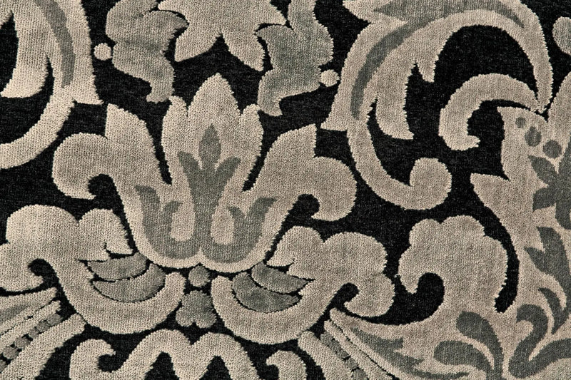 8' X 11' Taupe Black And Gray Floral Area Rug Homeroots Home Decor
