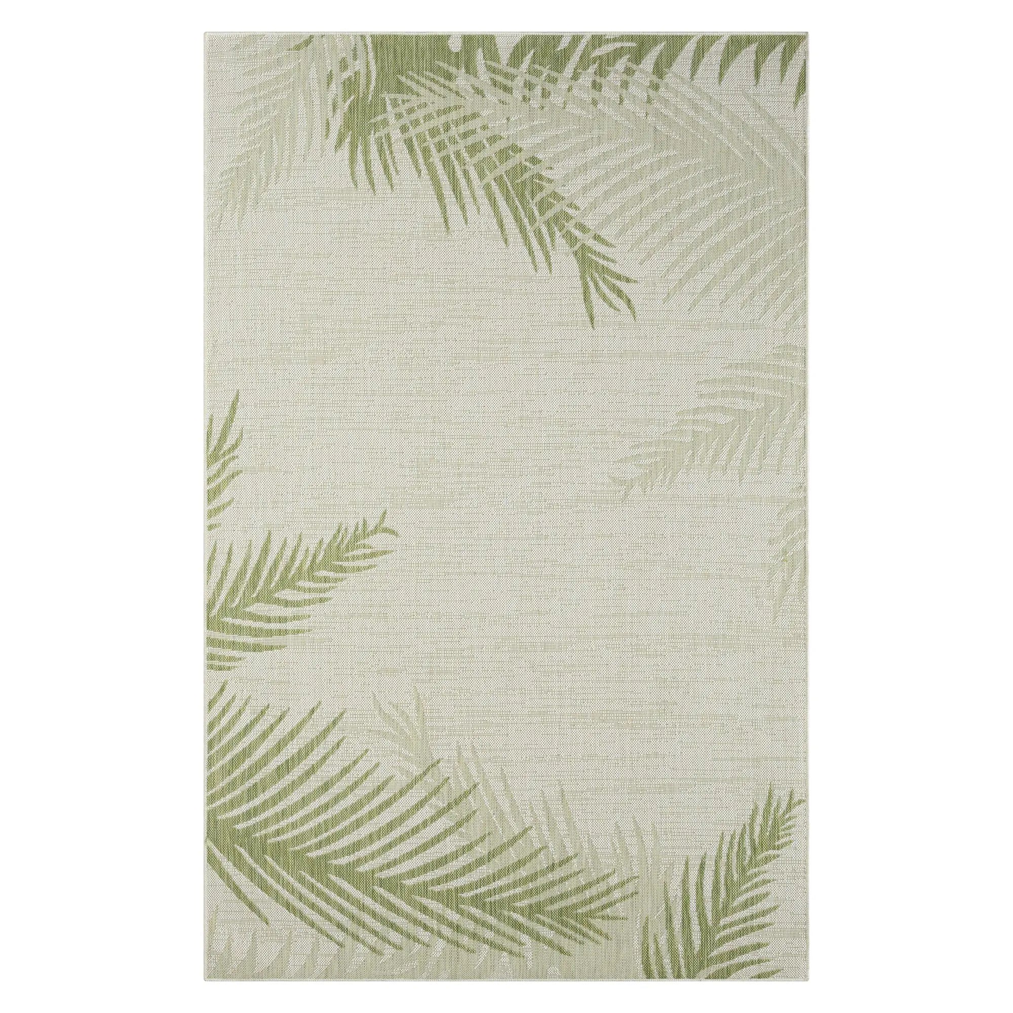 8' X 9' Beige Indoor Outdoor Area Rug Homeroots Outdoor