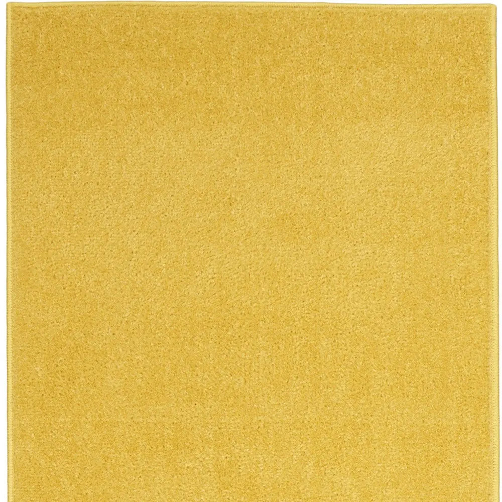 8' Yellow Indoor Outdoor Runner Rug Homeroots Outdoor
