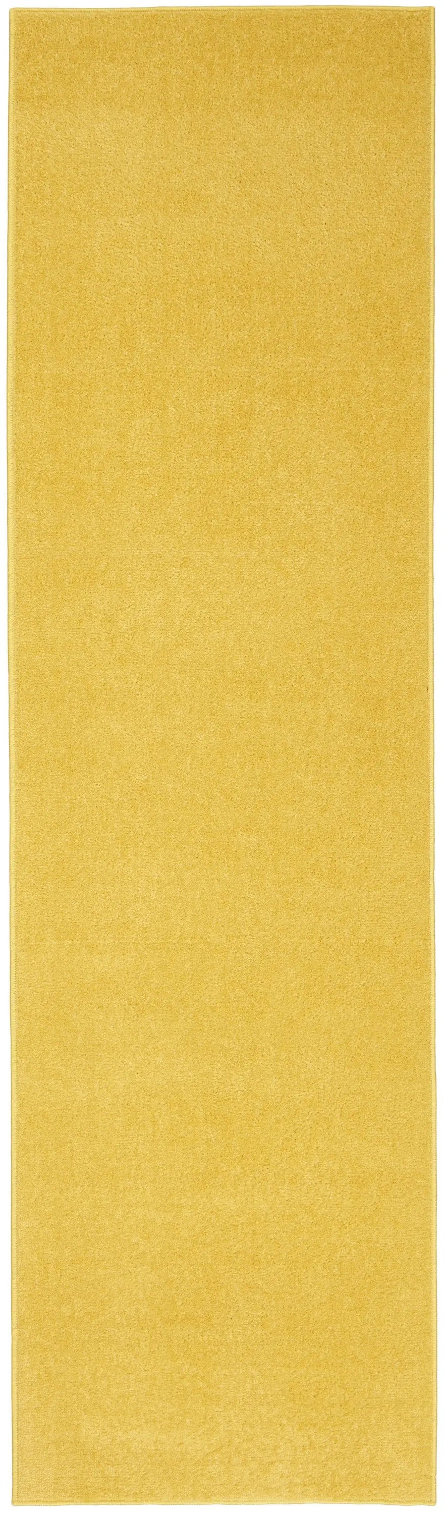 8' Yellow Indoor Outdoor Runner Rug Homeroots Outdoor