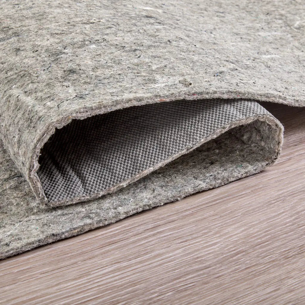 8' x 10' Gray Non Slip Rug Pad Homeroots Home Decor