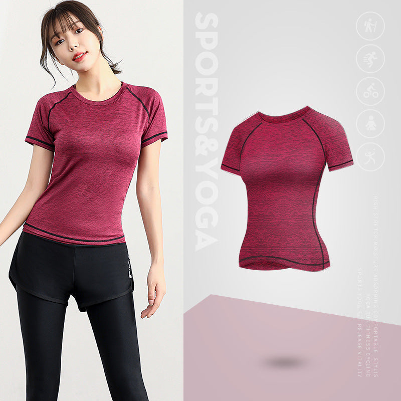 Women's Sportswear Yoga Set Fitness Gym Clothes Running Breathable Tennis Yoga Shirts and Shorts Jogging Workout Sport Suits