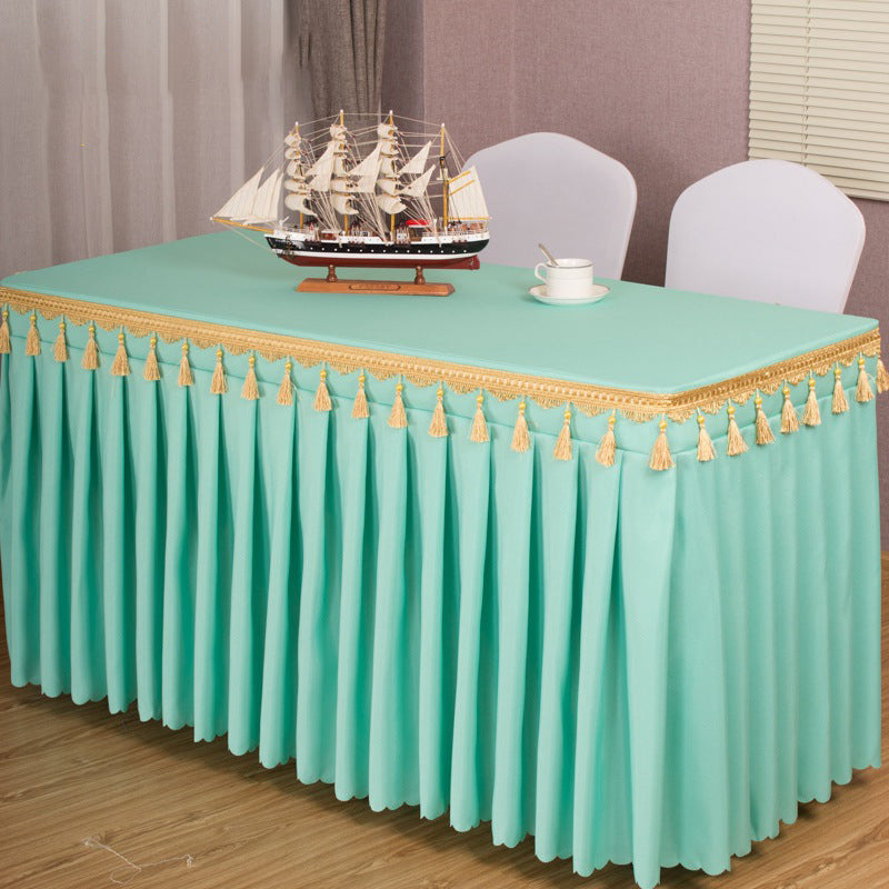 Home Hotel Tablecloth Dinning Table Set Decorating Wedding Decor Table Cloth White Coffee Table for Living Room Table Cover