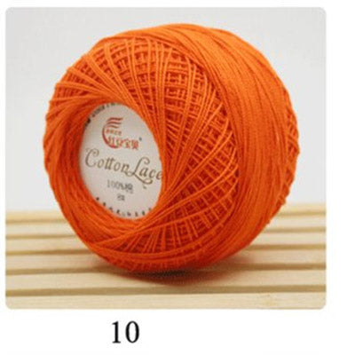Crochet Knitting yarn Soft Comfortable Thin Yarn Lace Threads for Knitting 14 Colour Eco-friendly Dyed Sweater Scarf