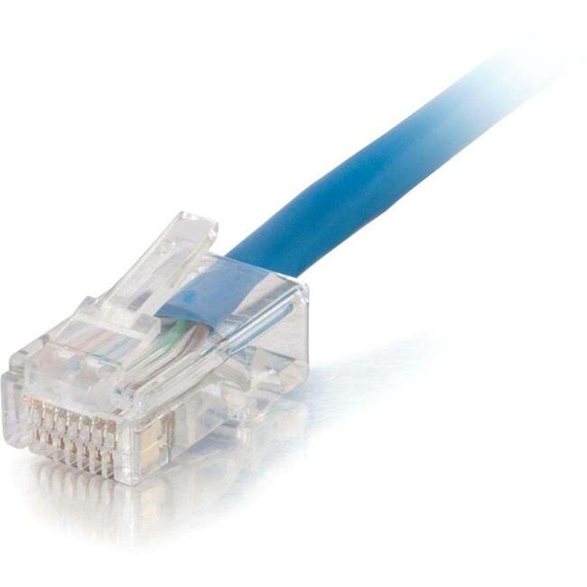 C2G 50ft Cat5e Non-Booted Unshielded (UTP) Network Patch Cable (Plenum Rated) - Blue - GreatEagleInc
