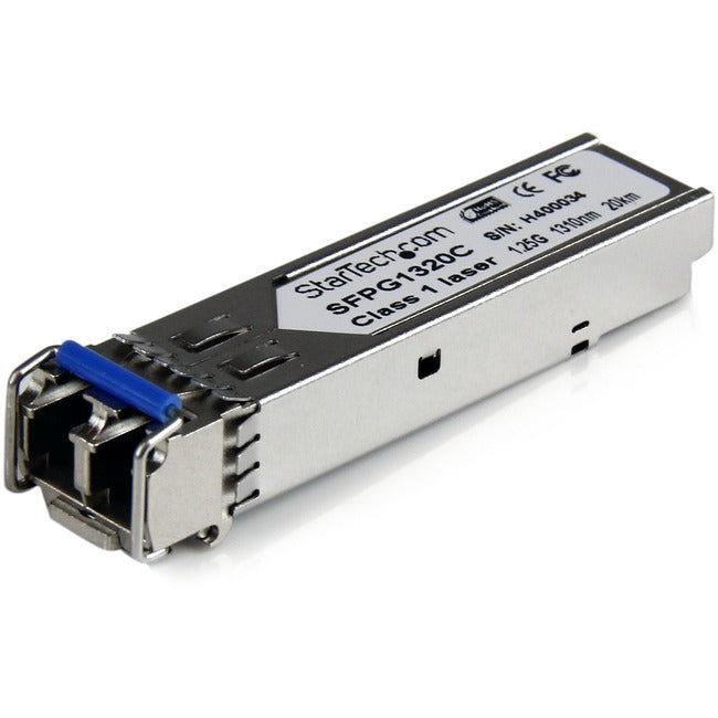 StarTech.com Cisco GLC-LH-SMD Compatible SFP Module - 1000BASE-LH Fiber Optical SFP Transceiver - Lifetime Warranty - 1 Gbps - Maximum Transfer Distance: 20 km (12.4 mi) Default Title