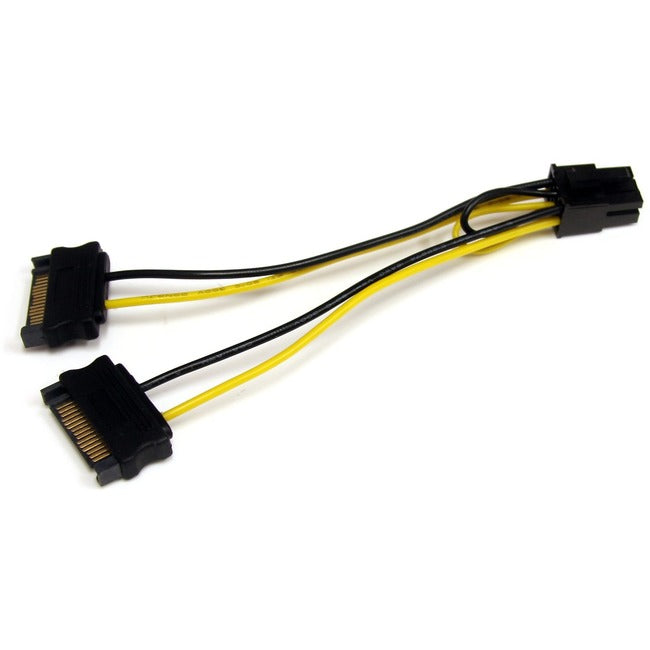 StarTech.com 6in SATA Power to 6 Pin PCI Express Video Card Power Cable Adapter Default Title