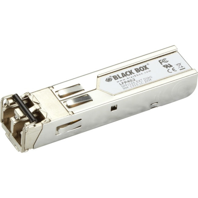 Black Box SFP, 155-Mbps Fiber with Extended Diagnostics, 1310-nm Multimode, 2 km, LC - Computers & Electronics