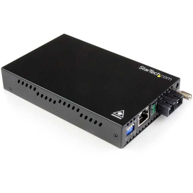 StarTech.com Gigabit Ethernet Single Mode Fiber Media Converter SC 40 km - 1000 Mbps - GreatEagleInc