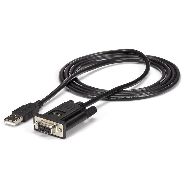 StarTech.com USB to Serial Adapter - Null Modem - FTDI USB UART Chip - DB9 (9-pin) - USB to RS232 Adapter - Computers &…