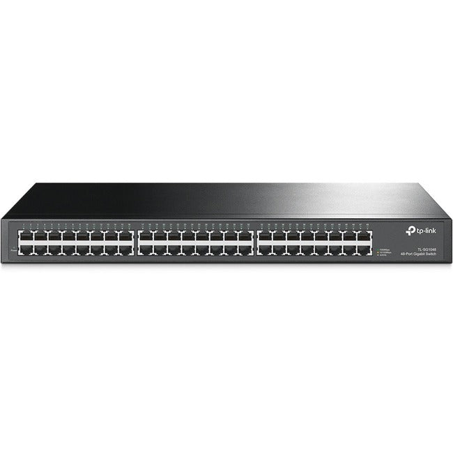 TP-LINK TL-SG1048 48-Port 10/100/1000Mbps Gigabit 19-inch Rackmount Switch, 96Gbps Switching Capacity - GreatEagleInc
