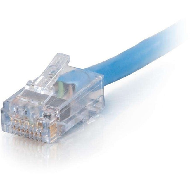 C2G-50ft Cat6 Non-Booted Network Patch Cable (Plenum-Rated) - Blue