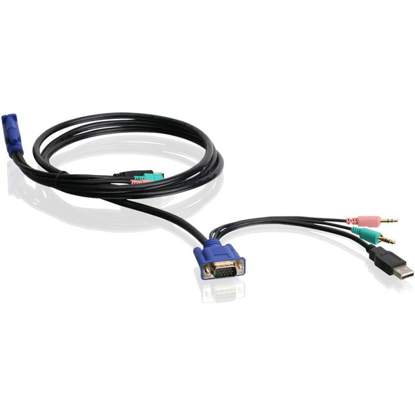 IOGEAR 6ft VGA USB Audio / Mic KVM Cable Default Title