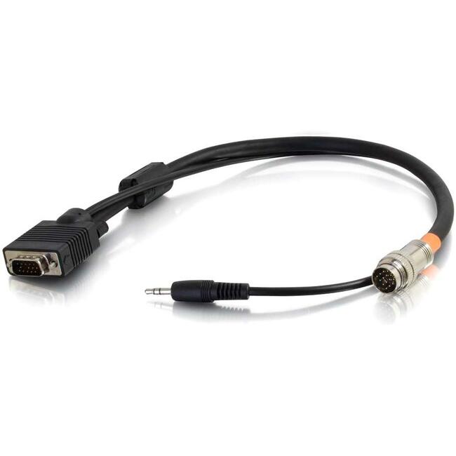 C2G 1.5ft RapidRun VGA (HD15) + 3.5mm Flying Lead Default Title