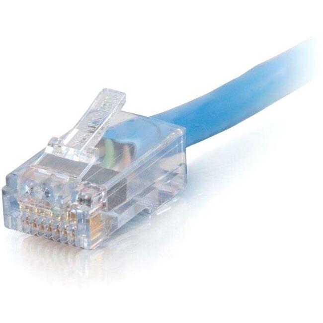 C2G-3ft Cat6 Non-Booted Network Patch Cable (Plenum-Rated) - Blue