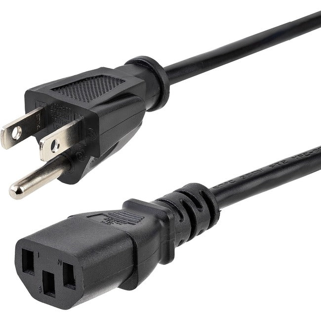 StarTech.com 3 ft 14AWG Computer Power Cord - NEMA5-15P to C13 - Computers & Electronics