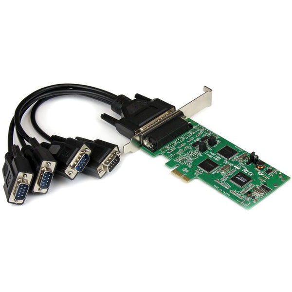 StarTech.com 4 Port PCI Express PCIe Serial Combo Card - 2 x RS232 2 x RS422 / RS485 - GreatEagleInc