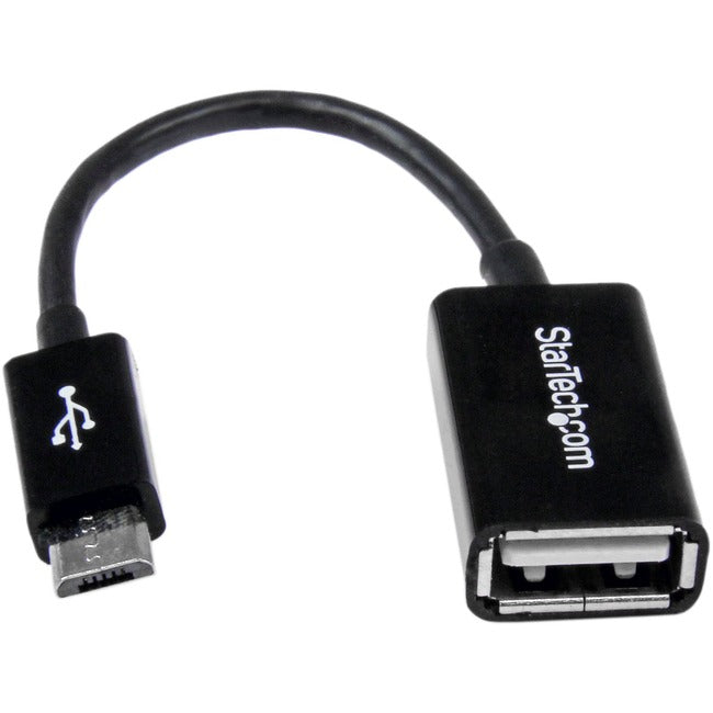 StarTech.com 5in Micro USB to USB OTG Host Adapter M/F - Computers & Electronics